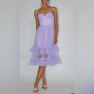 Selfie Leslie Mesh Midi Dress